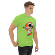 Foto di - T-shirt Stampata Unisex – 100% Cotone – Stile Streetwear e Confortevole – Skater thief-DTG-Biiply