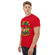Foto di - T-shirt Stampata Unisex – 100% Cotone – Stile Streetwear e Confortevole – Super Gym Bros-DTG-Biiply