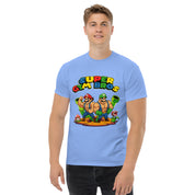 Foto di - T-shirt Stampata Unisex – 100% Cotone – Stile Streetwear e Confortevole – Super Gym Bros-DTG-Biiply