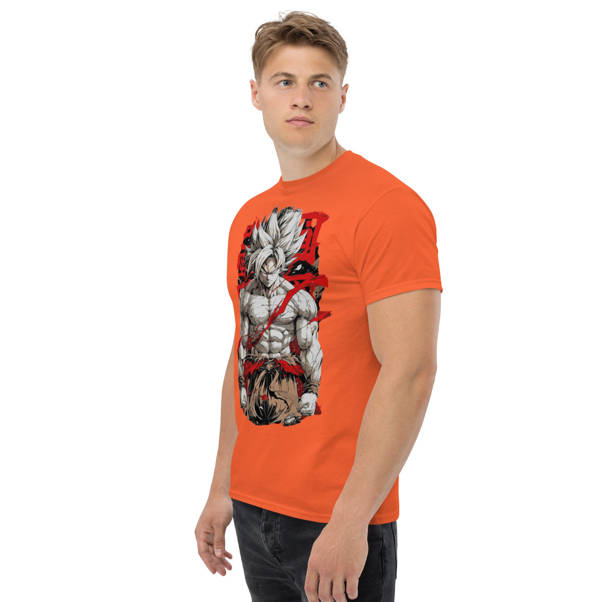 Foto di - T-shirt Stampata Unisex – 100% Cotone – Stile Streetwear e Confortevole – Super Son Goku-DTG-Biiply
