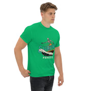 Foto di - T-shirt Stampata Unisex – 100% Cotone – Stile Streetwear e Confortevole – Surfing Paradise-DTG-Biiply