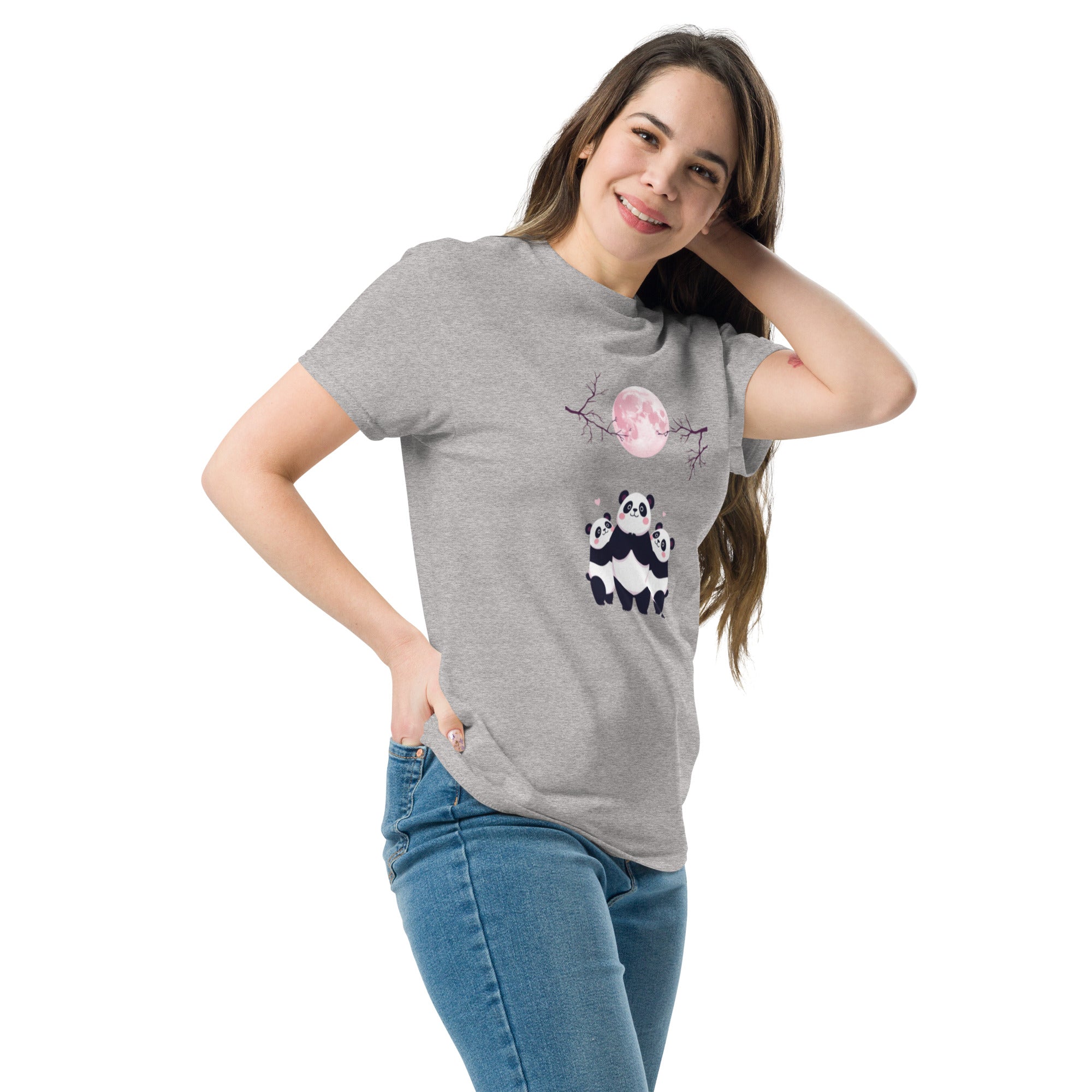 Foto di - T-shirt Stampata Unisex – 100% Cotone – Stile Streetwear e Confortevole – Sweet Panda-DTG-Biiply