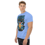 Foto di - T-shirt Stampata Unisex – 100% Cotone – Stile Streetwear e Confortevole – Tartaruga D'acqua Evoluta-DTG-Biiply