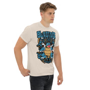 Foto di - T-shirt Stampata Unisex – 100% Cotone – Stile Streetwear e Confortevole – Tartaruga D'acqua Evoluta-DTG-Biiply