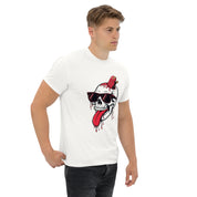 Foto di - T-shirt Stampata Unisex – 100% Cotone – Stile Streetwear e Confortevole – Teschio Ice cream-DTG-Biiply