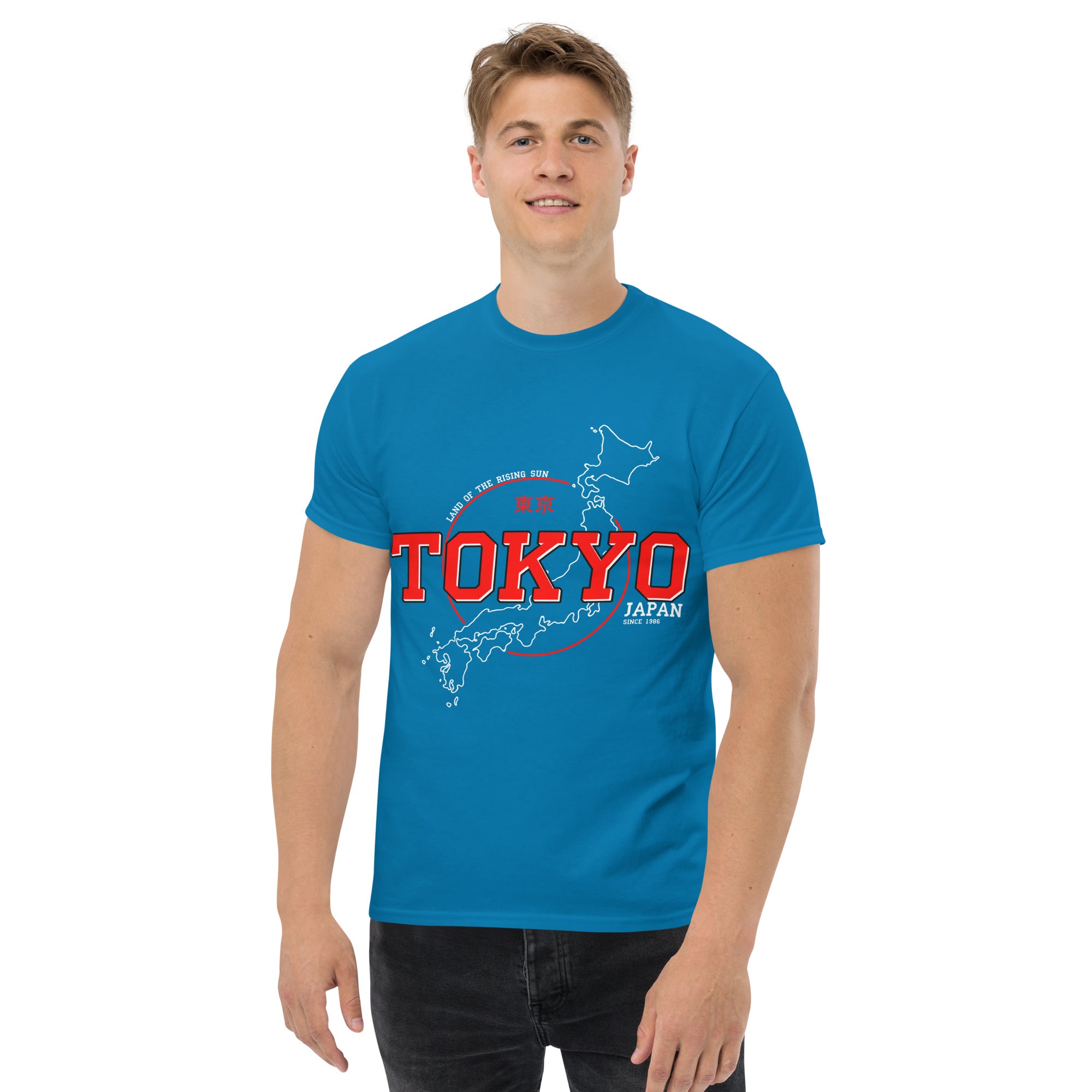 Foto di - T-shirt Stampata Unisex – 100% Cotone – Stile Streetwear e Confortevole – Tokyo-DTG-Biiply