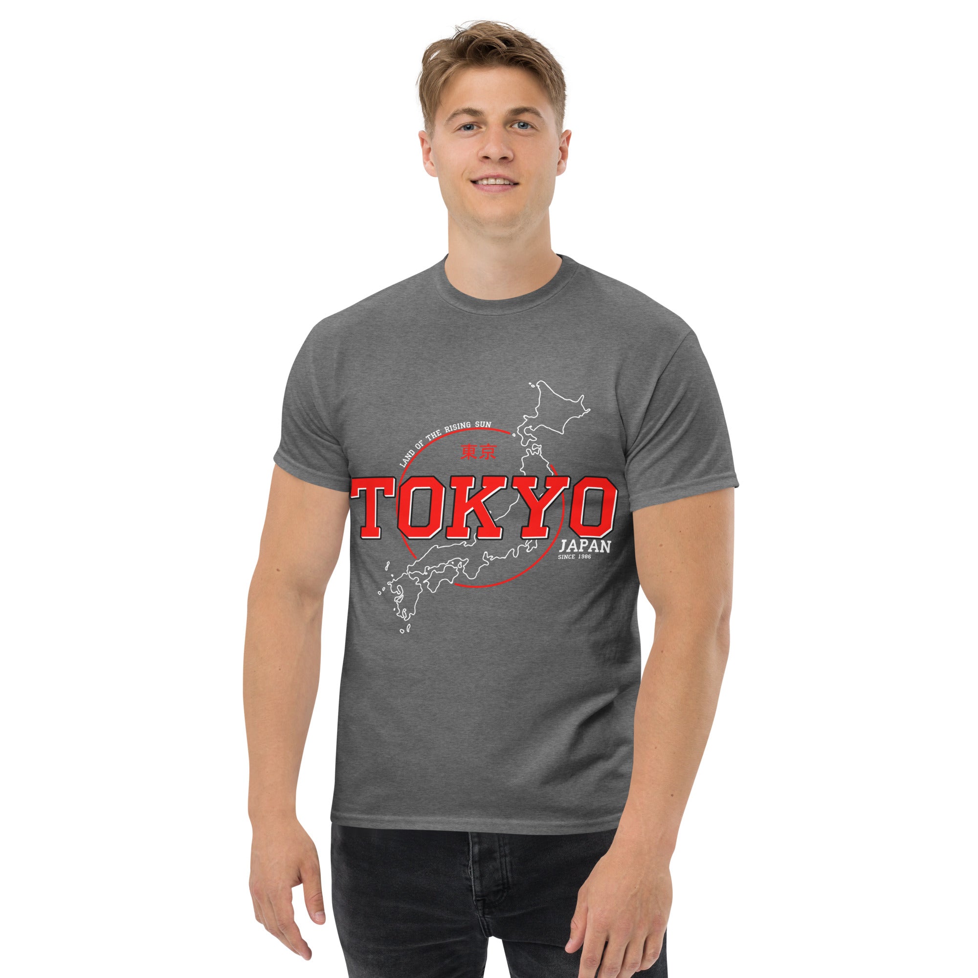 Foto di - T-shirt Stampata Unisex – 100% Cotone – Stile Streetwear e Confortevole – Tokyo-DTG-Biiply