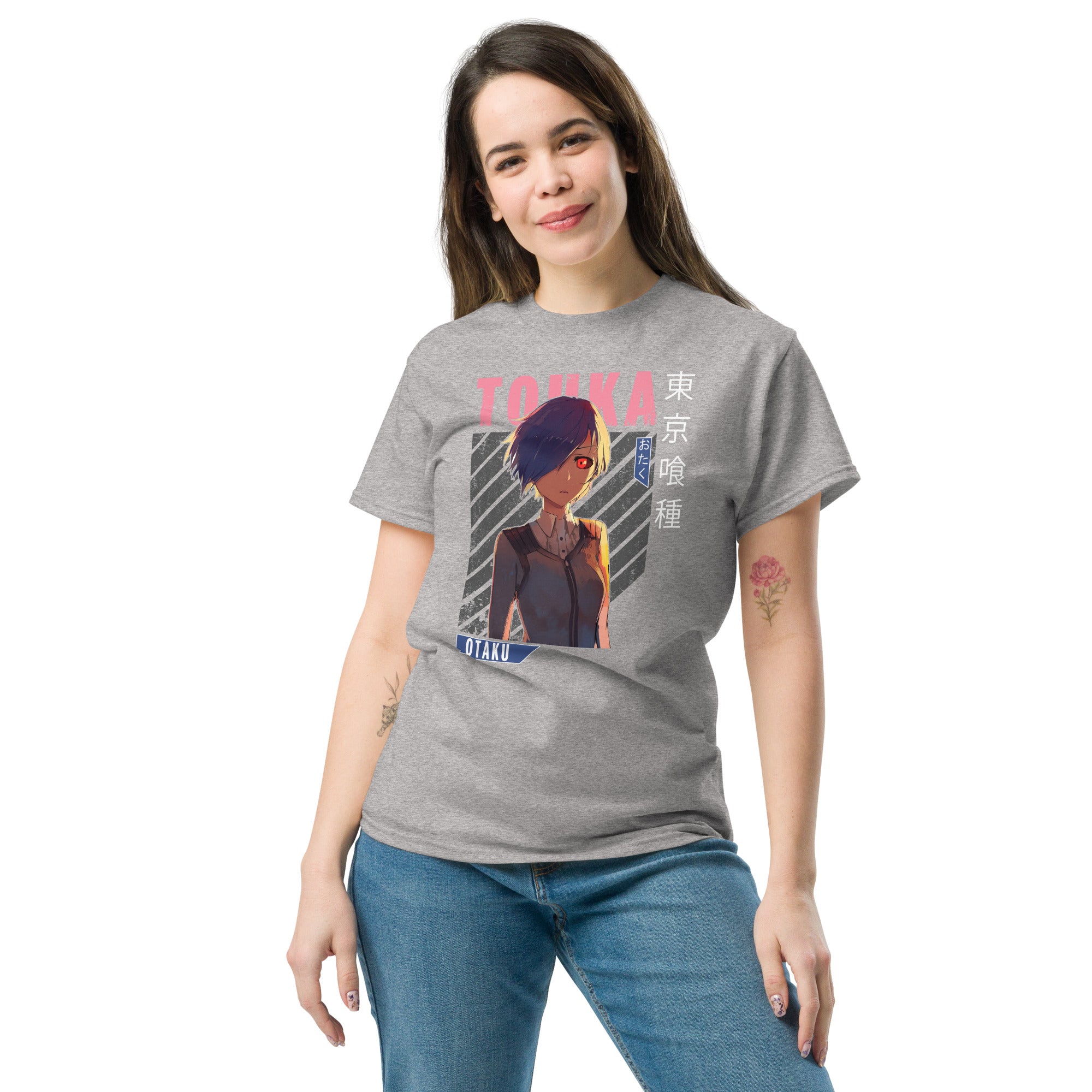 Foto di - T-shirt Stampata Unisex – 100% Cotone – Stile Streetwear e Confortevole – Touka-DTG-Biiply