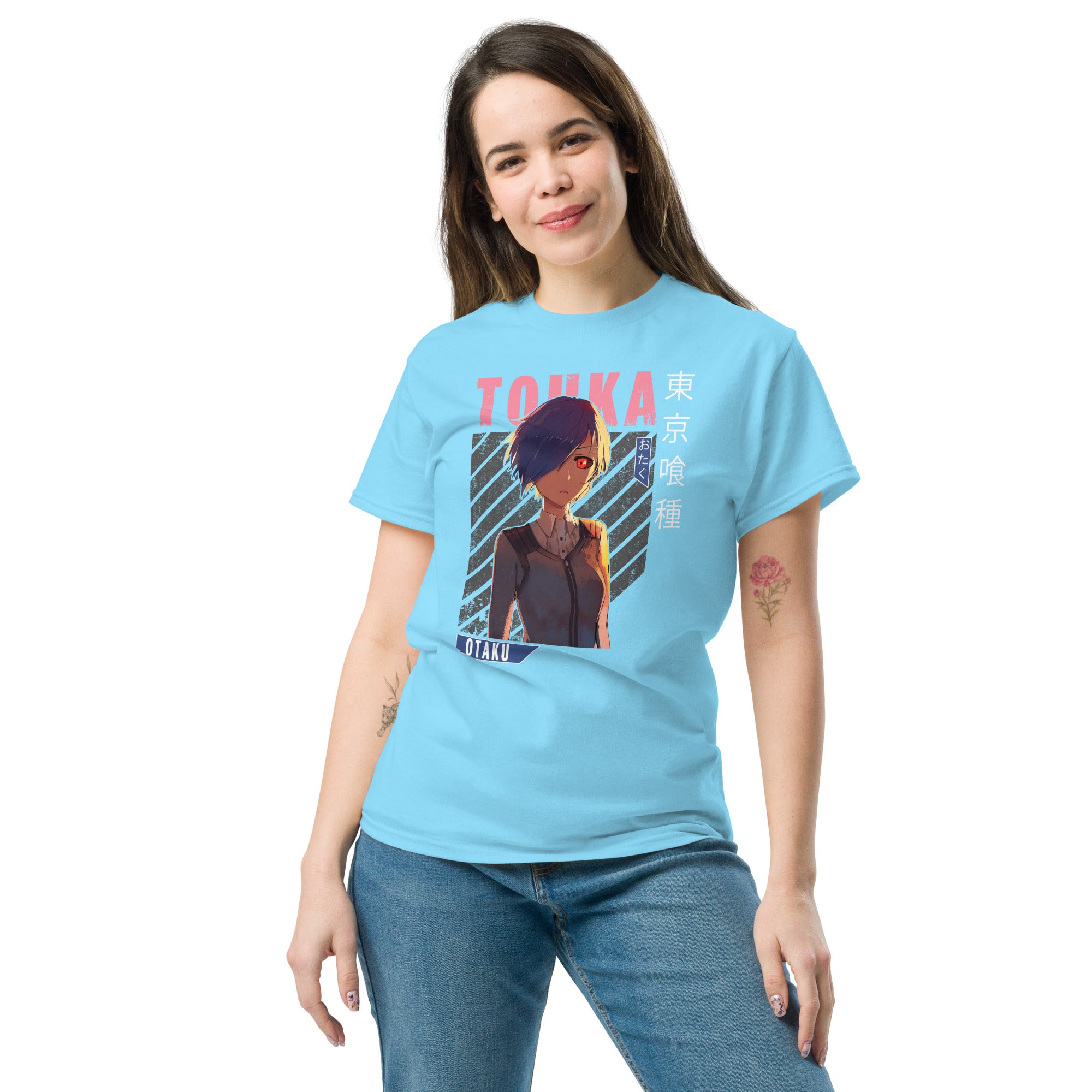 Foto di - T-shirt Stampata Unisex – 100% Cotone – Stile Streetwear e Confortevole – Touka-DTG-Biiply