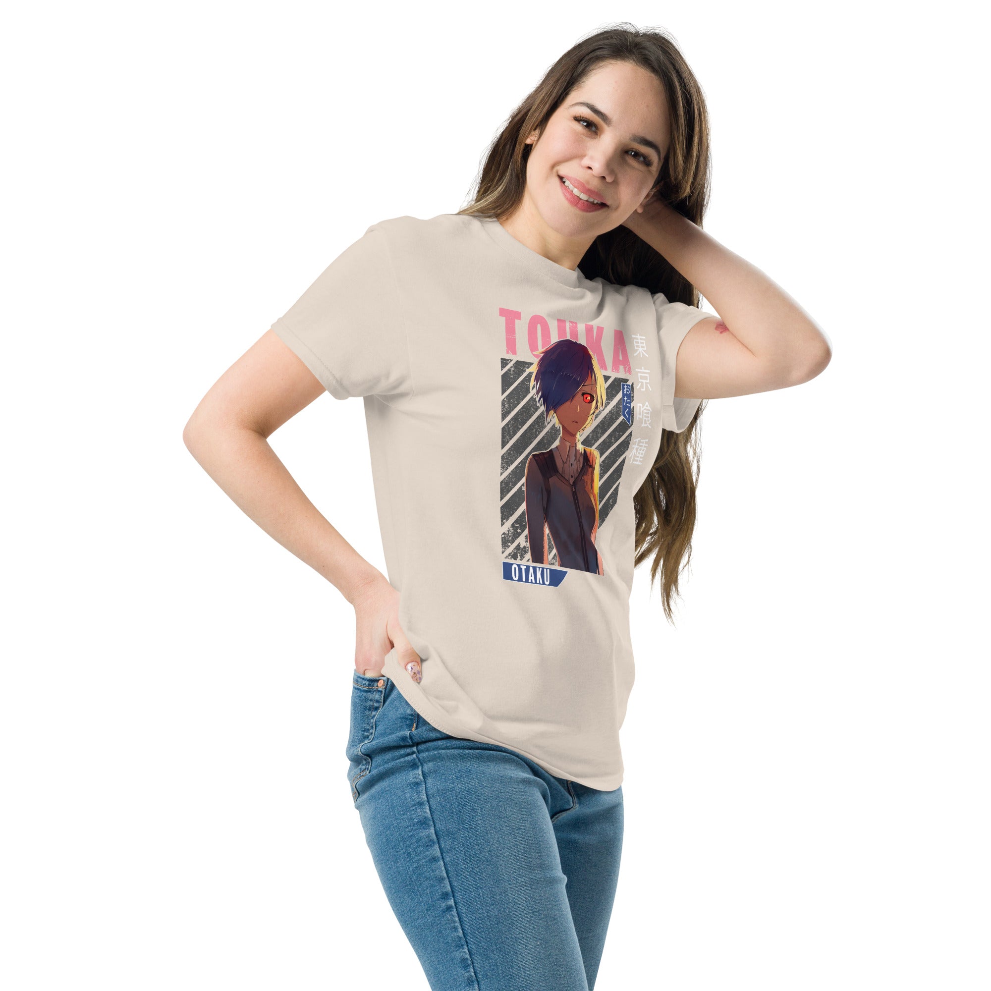 Foto di - T-shirt Stampata Unisex – 100% Cotone – Stile Streetwear e Confortevole – Touka-DTG-Biiply