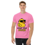 Foto di - T-shirt Stampata Unisex – 100% Cotone – Stile Streetwear e Confortevole – What The Duck-DTG-Biiply