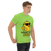 Foto di - T-shirt Stampata Unisex – 100% Cotone – Stile Streetwear e Confortevole – What The Duck-DTG-Biiply