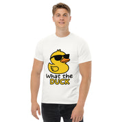 Foto di - T-shirt Stampata Unisex – 100% Cotone – Stile Streetwear e Confortevole – What The Duck-DTG-Biiply