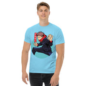 Foto di - T-shirt Stampata Unisex – 100% Cotone – Stile Streetwear e Confortevole – Yuji Itadori-DTG-Biiply