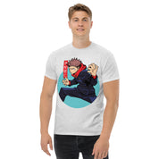 Foto di - T-shirt Stampata Unisex – 100% Cotone – Stile Streetwear e Confortevole – Yuji Itadori-DTG-Biiply