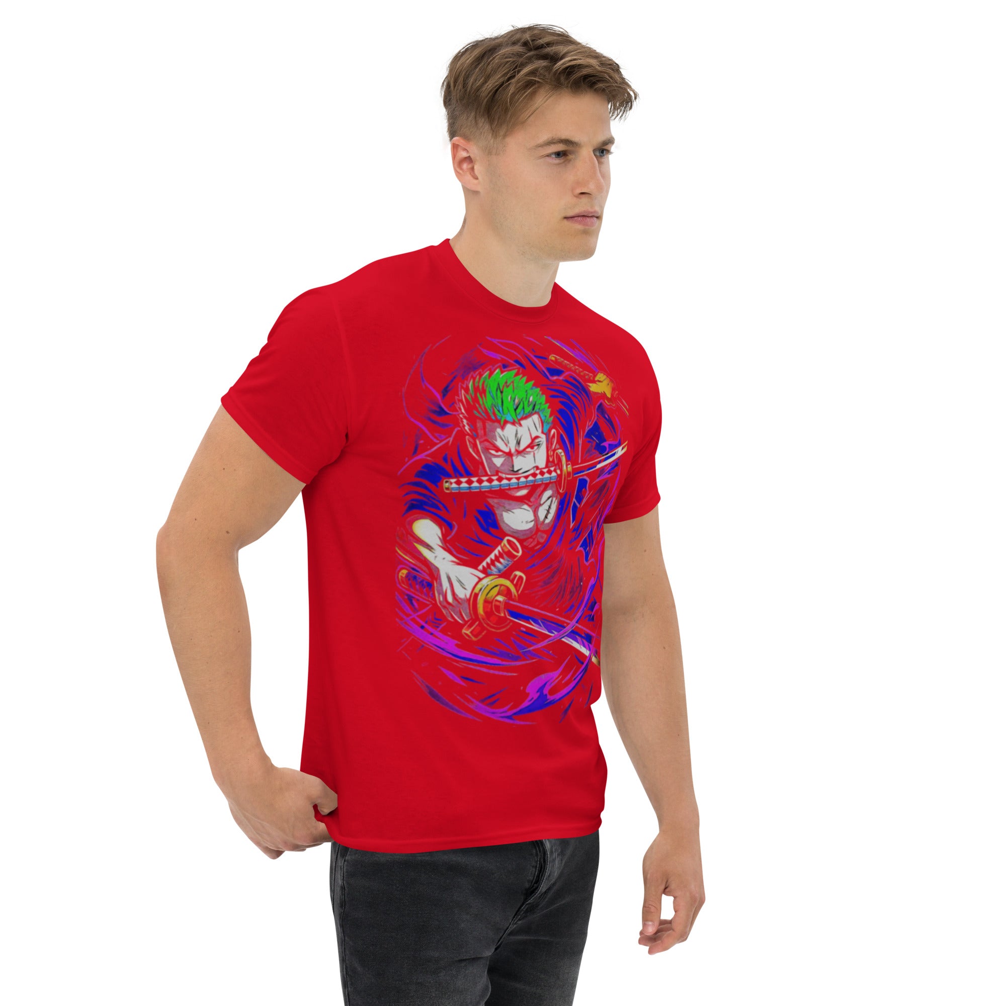 Foto di - T-shirt Stampata Unisex – 100% Cotone – Stile Streetwear e Confortevole – Zoro-DTG-Biiply