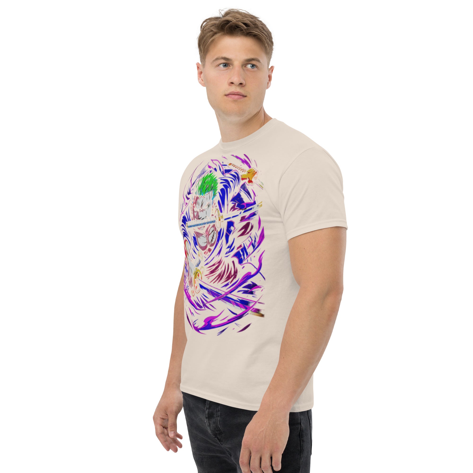 Foto di - T-shirt Stampata Unisex – 100% Cotone – Stile Streetwear e Confortevole – Zoro-DTG-Biiply