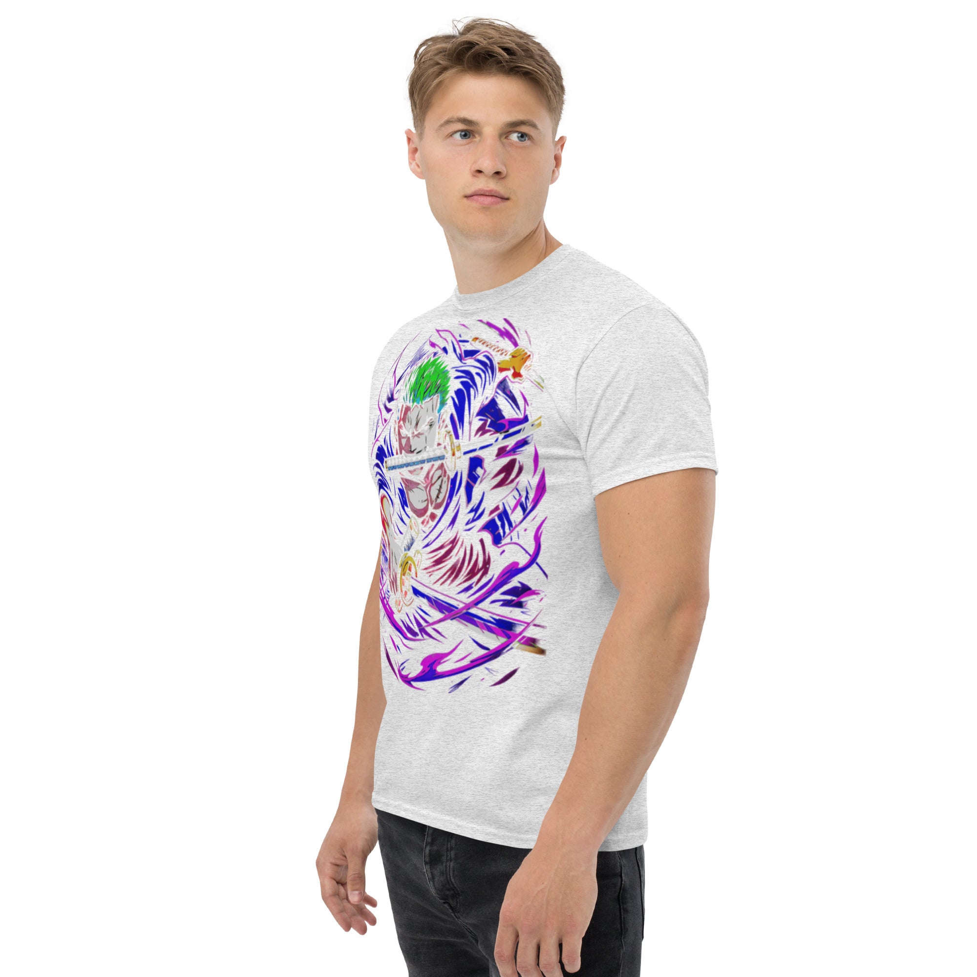 Foto di - T-shirt Stampata Unisex – 100% Cotone – Stile Streetwear e Confortevole – Zoro-DTG-Biiply