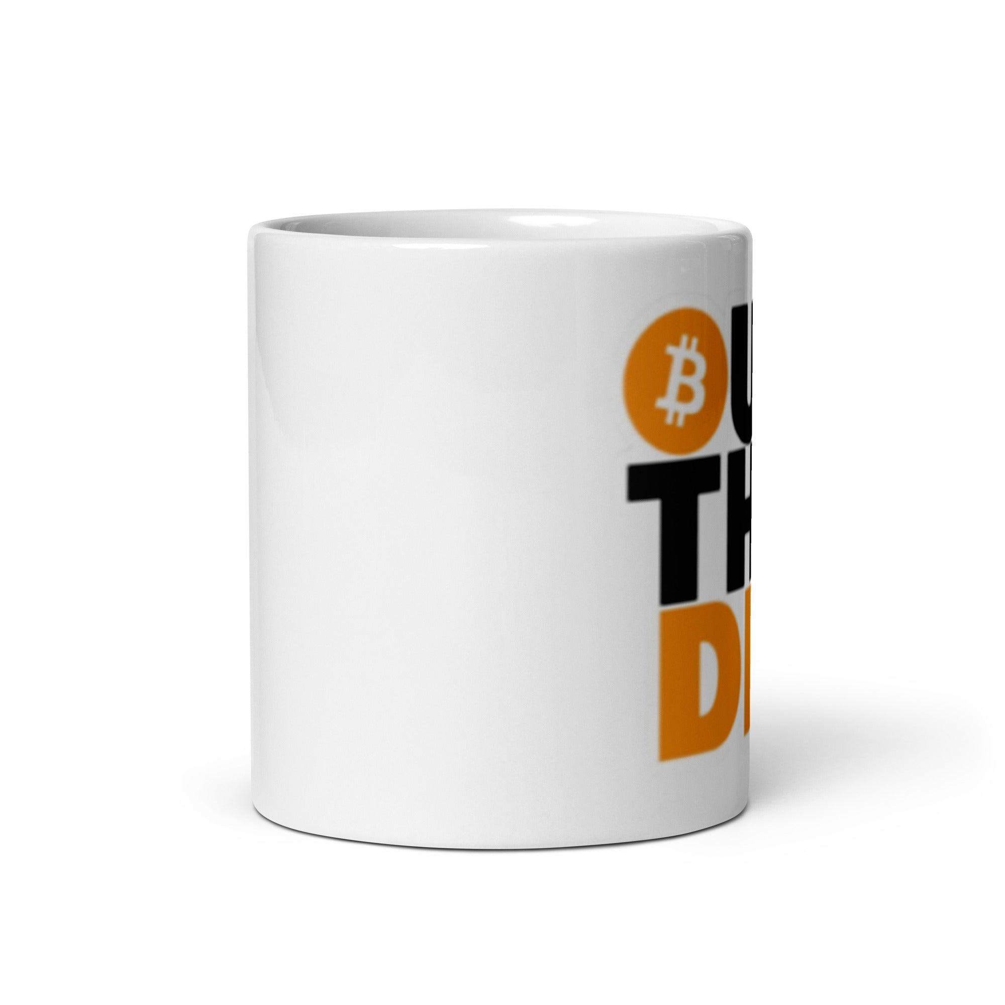Foto di - Tazza in ceramica resistente stampata a colori adatta a microonde e lavastoviglie - Buy The Dip Bitcoin-Casa-Biiply