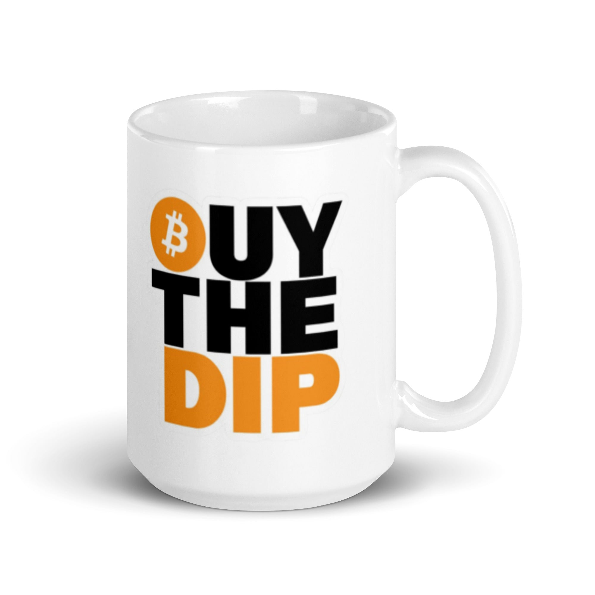 Foto di - Tazza in ceramica resistente stampata a colori adatta a microonde e lavastoviglie - Buy The Dip Bitcoin-Casa-Biiply