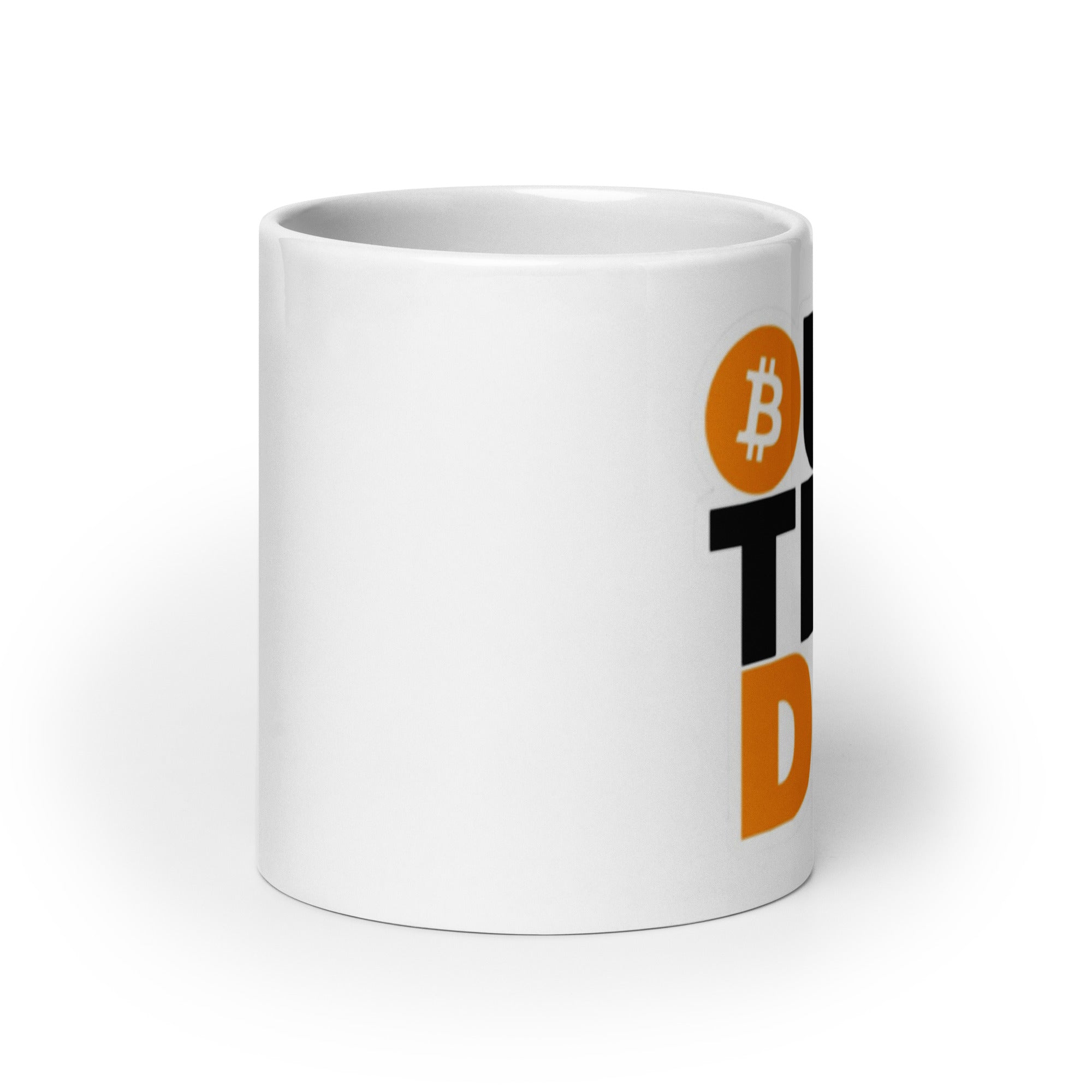 Foto di - Tazza in ceramica resistente stampata a colori adatta a microonde e lavastoviglie - Buy The Dip Bitcoin-Casa-Biiply