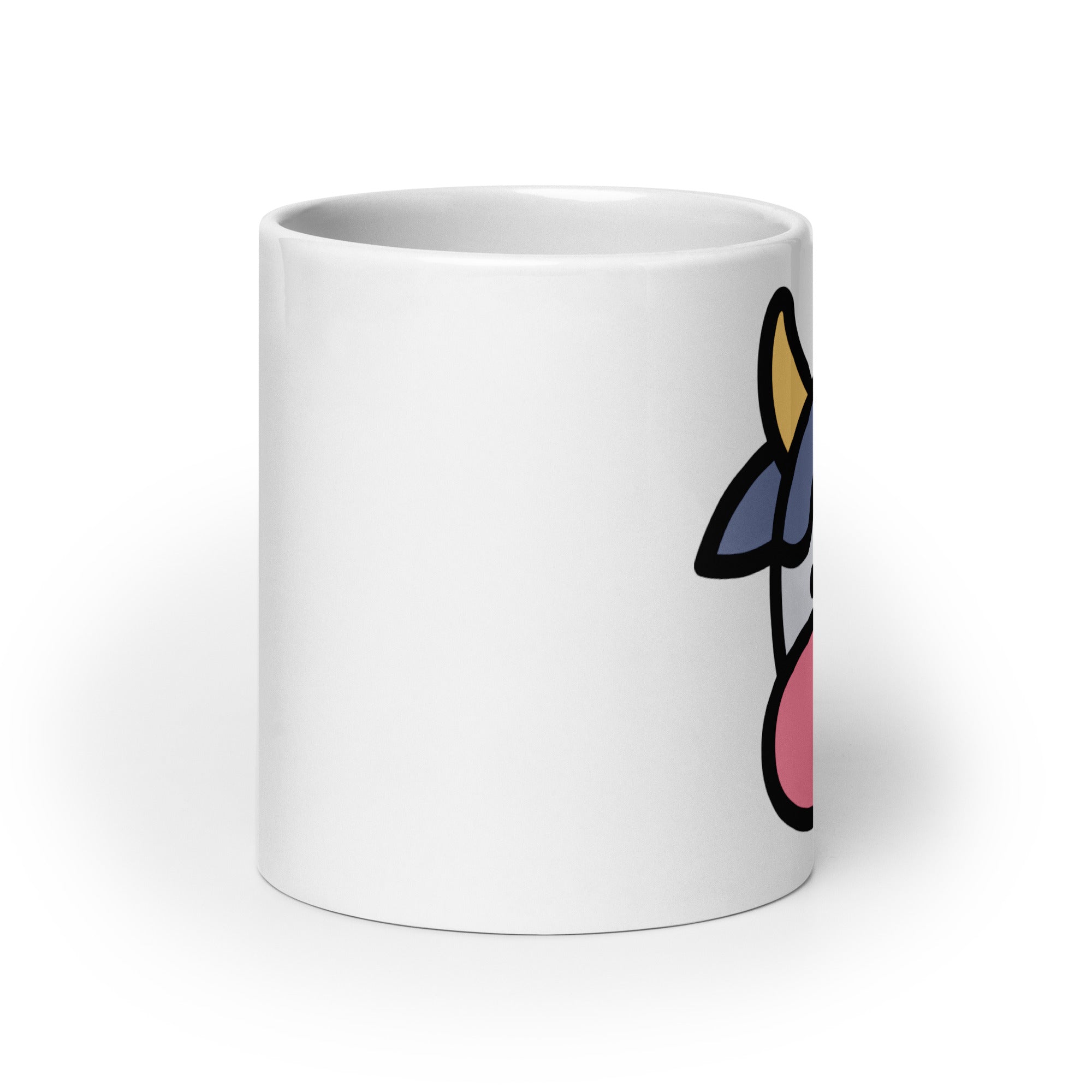 Foto di - Tazza in ceramica resistente stampata a colori adatta a microonde e lavastoviglie - Con Faccia Mucca-Casa-Biiply