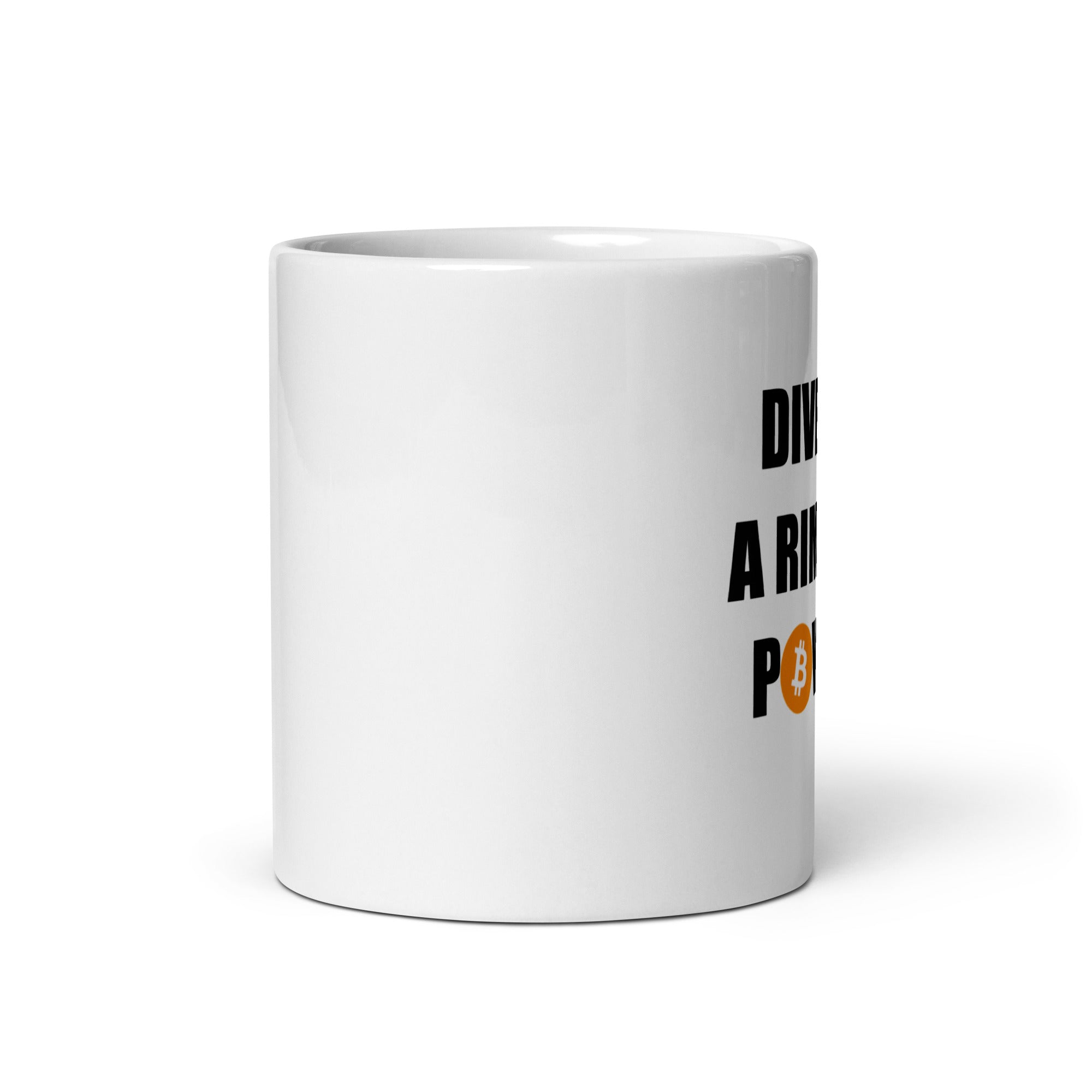 Foto di - Tazza in ceramica resistente stampata a colori adatta a microonde e lavastoviglie - Divertiti a Rimanere Povero Versione Bitcoin-Casa-Biiply