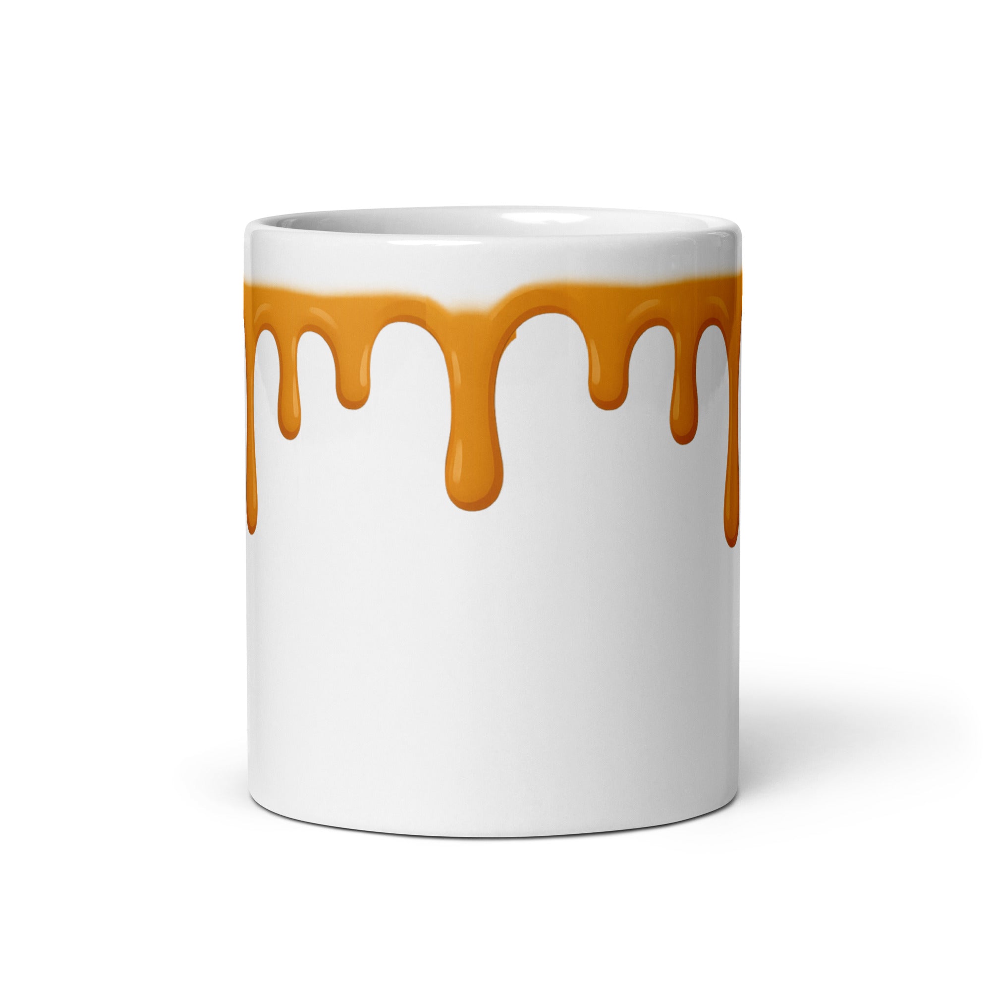 Foto di - Tazza in ceramica resistente stampata a colori adatta a microonde e lavastoviglie - Glassa Caramello-Casa-Biiply