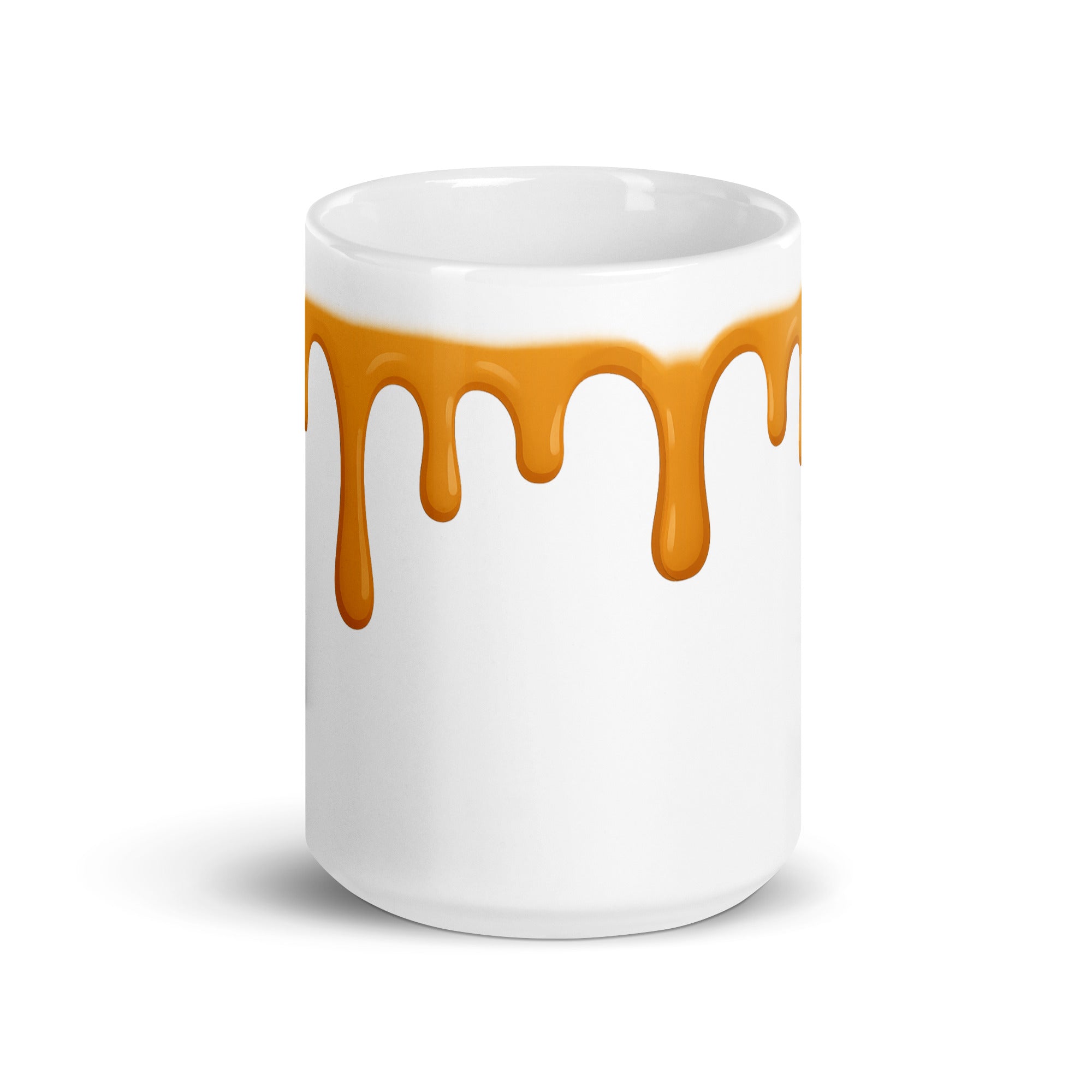 Foto di - Tazza in ceramica resistente stampata a colori adatta a microonde e lavastoviglie - Glassa Caramello-Casa-Biiply