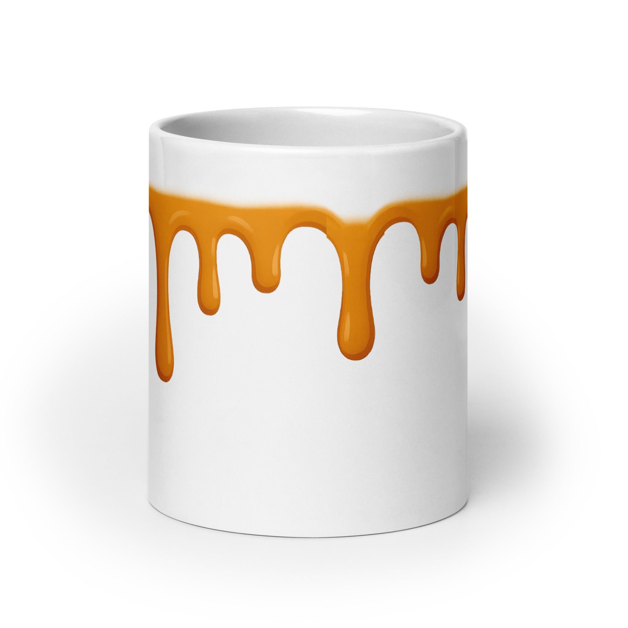 Foto di - Tazza in ceramica resistente stampata a colori adatta a microonde e lavastoviglie - Glassa Caramello-Casa-Biiply