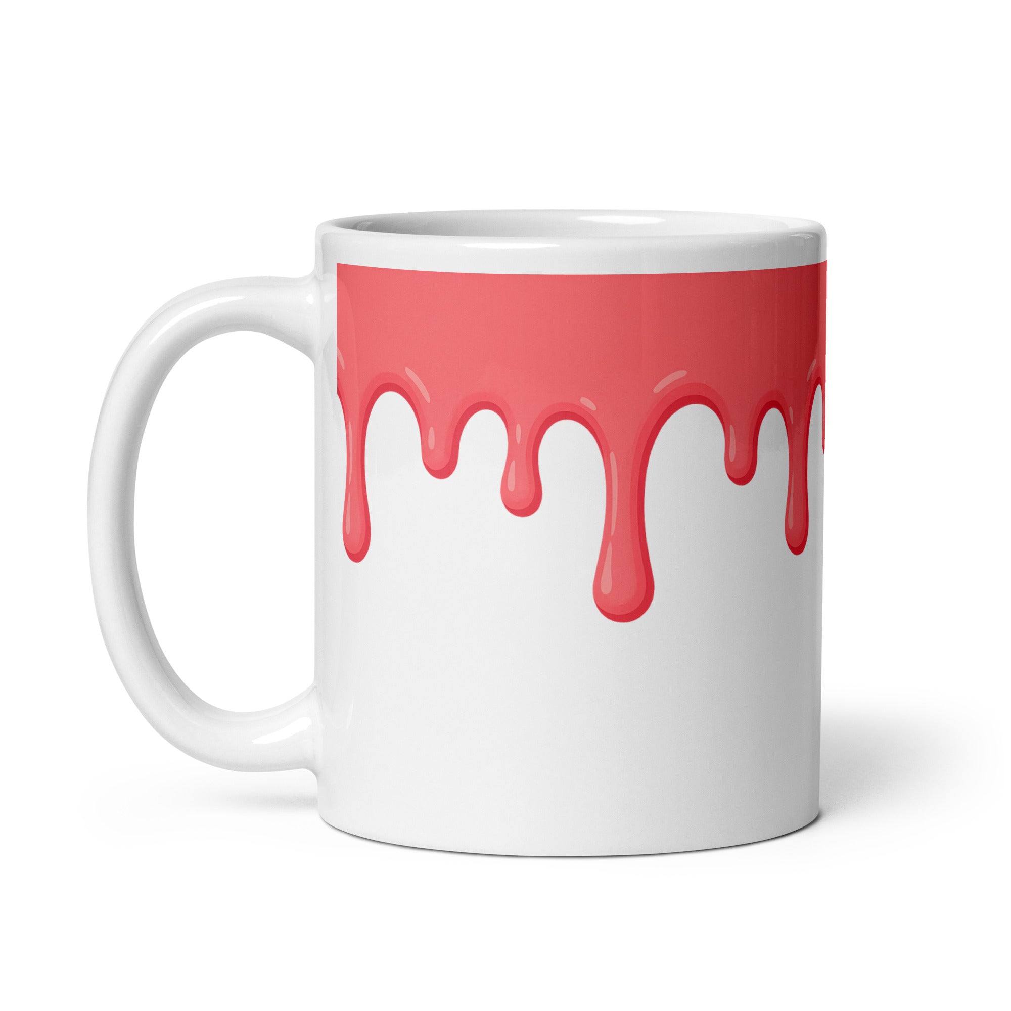 Foto di - Tazza in ceramica resistente stampata a colori adatta a microonde e lavastoviglie - Glassa Fragola-Casa-Biiply