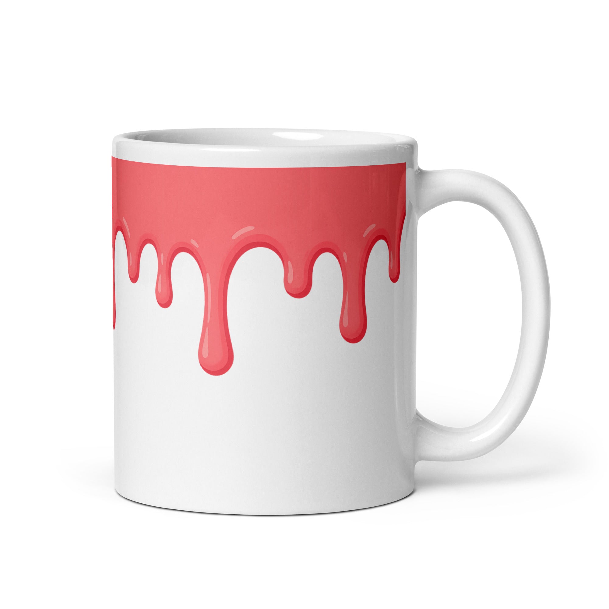 Foto di - Tazza in ceramica resistente stampata a colori adatta a microonde e lavastoviglie - Glassa Fragola-Casa-Biiply