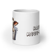 Foto di - Tazza in ceramica resistente stampata a colori adatta a microonde e lavastoviglie - Happy Muuu-nday-Casa-Biiply