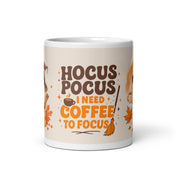 Foto di - Tazza in ceramica resistente stampata a colori adatta a microonde e lavastoviglie - Hocus Pocus I need Coffee to Focus-Casa-Biiply