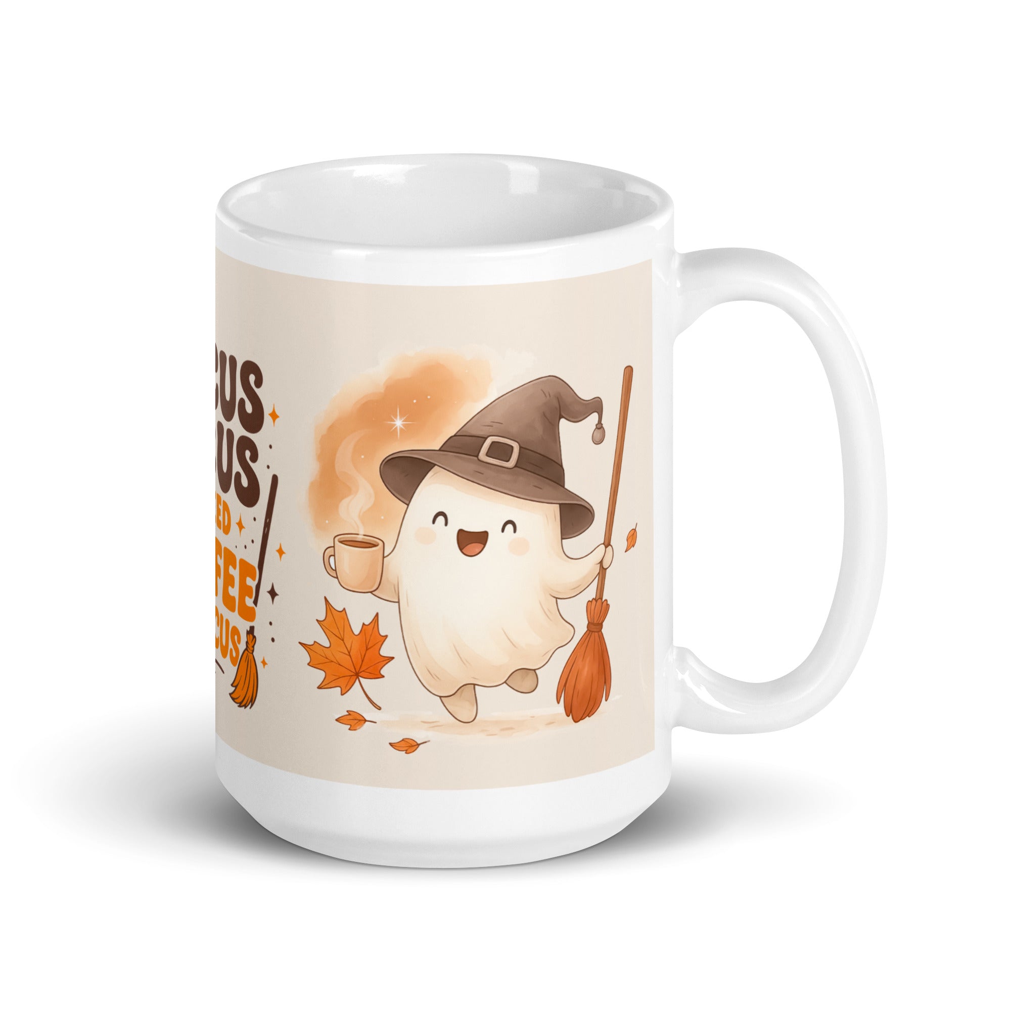 Foto di - Tazza in ceramica resistente stampata a colori adatta a microonde e lavastoviglie - Hocus Pocus I need Coffee to Focus-Casa-Biiply