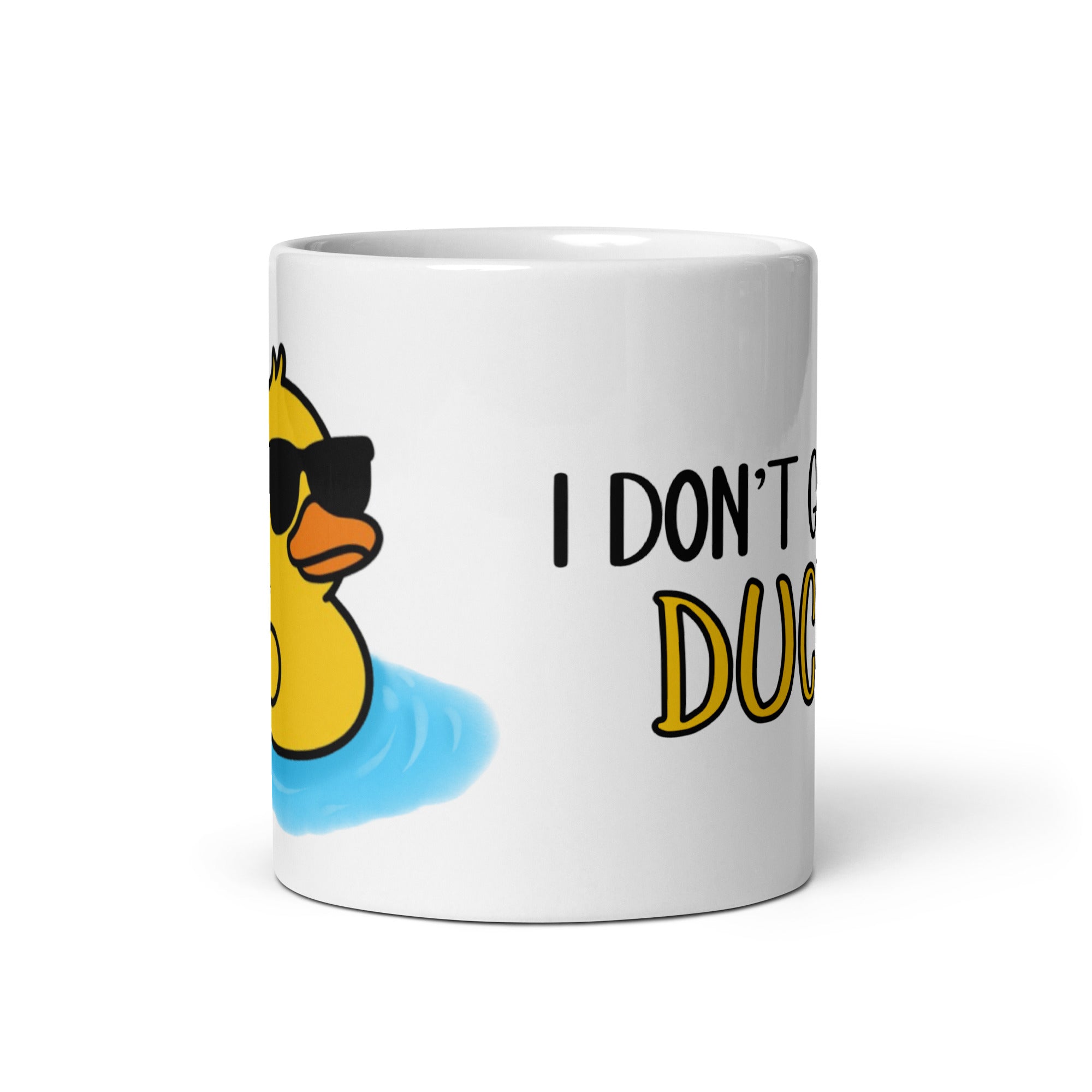 Foto di - Tazza in ceramica resistente stampata a colori adatta a microonde e lavastoviglie - I Dont' give a duck-Casa-Biiply