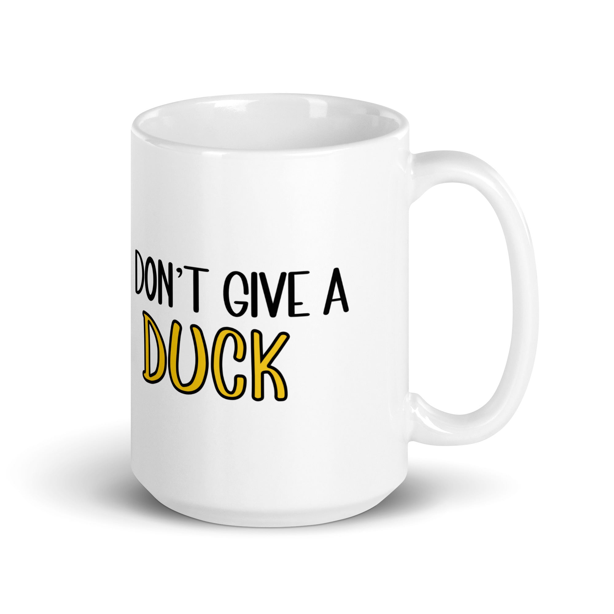 Foto di - Tazza in ceramica resistente stampata a colori adatta a microonde e lavastoviglie - I Dont' give a duck-Casa-Biiply