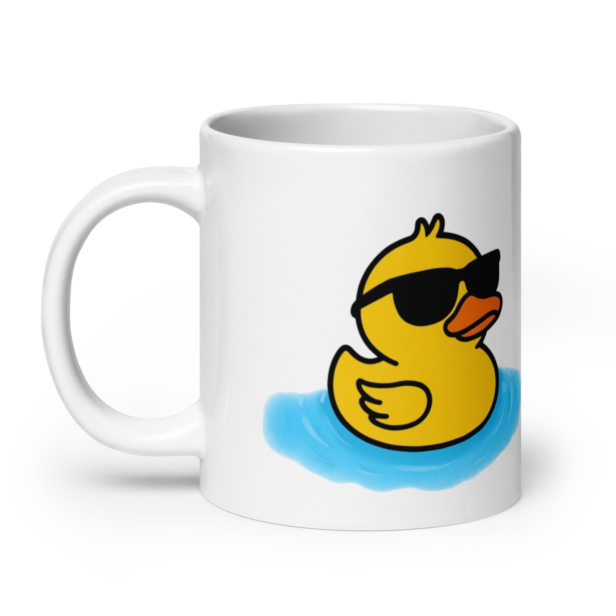 Foto di - Tazza in ceramica resistente stampata a colori adatta a microonde e lavastoviglie - I Dont' give a duck-Casa-Biiply