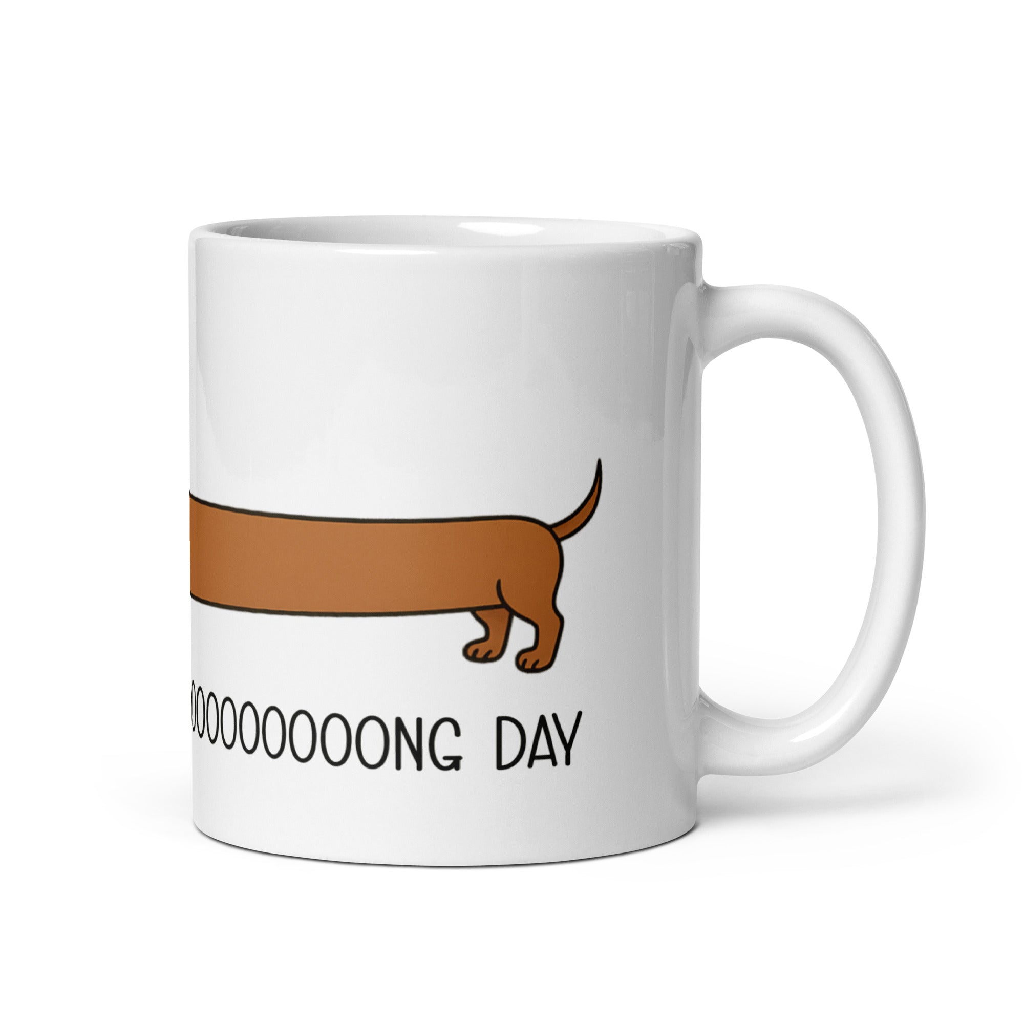 Foto di - Tazza in ceramica resistente stampata a colori adatta a microonde e lavastoviglie - It's gonna be a looooooong day-Casa-Biiply