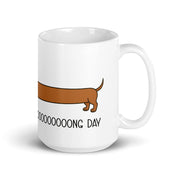 Foto di - Tazza in ceramica resistente stampata a colori adatta a microonde e lavastoviglie - It's gonna be a looooooong day-Casa-Biiply