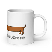 Foto di - Tazza in ceramica resistente stampata a colori adatta a microonde e lavastoviglie - It's gonna be a looooooong day-Casa-Biiply