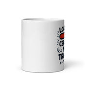 Foto di - Tazza in ceramica resistente stampata a colori adatta a microonde e lavastoviglie - Loading Cervello Non Trovato-Casa-Biiply