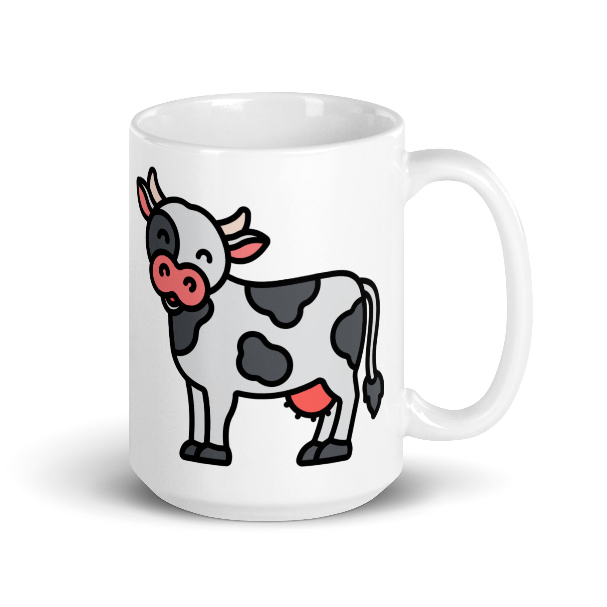 Foto di - Tazza in ceramica resistente stampata a colori adatta a microonde e lavastoviglie - Mucca-Casa-Biiply