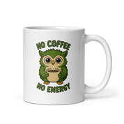 Foto di - Tazza in ceramica resistente stampata a colori adatta a microonde e lavastoviglie - No Coffe No Energy-Casa-Biiply