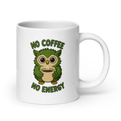 Foto di - Tazza in ceramica resistente stampata a colori adatta a microonde e lavastoviglie - No Coffe No Energy-Casa-Biiply