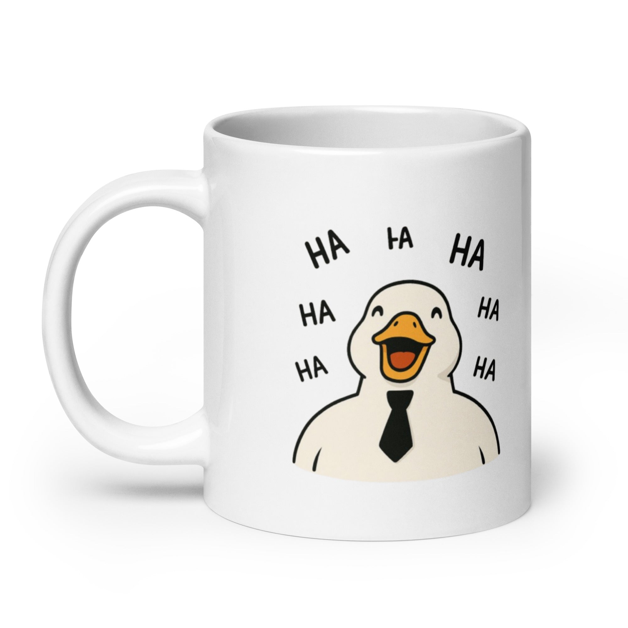 Foto di - Tazza in ceramica resistente stampata a colori adatta a microonde e lavastoviglie - Oca ahahahah Oca No-Casa-Biiply