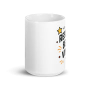 Foto di - Tazza in ceramica resistente stampata a colori adatta a microonde e lavastoviglie - Respira Bevi Vinci-Casa-Biiply