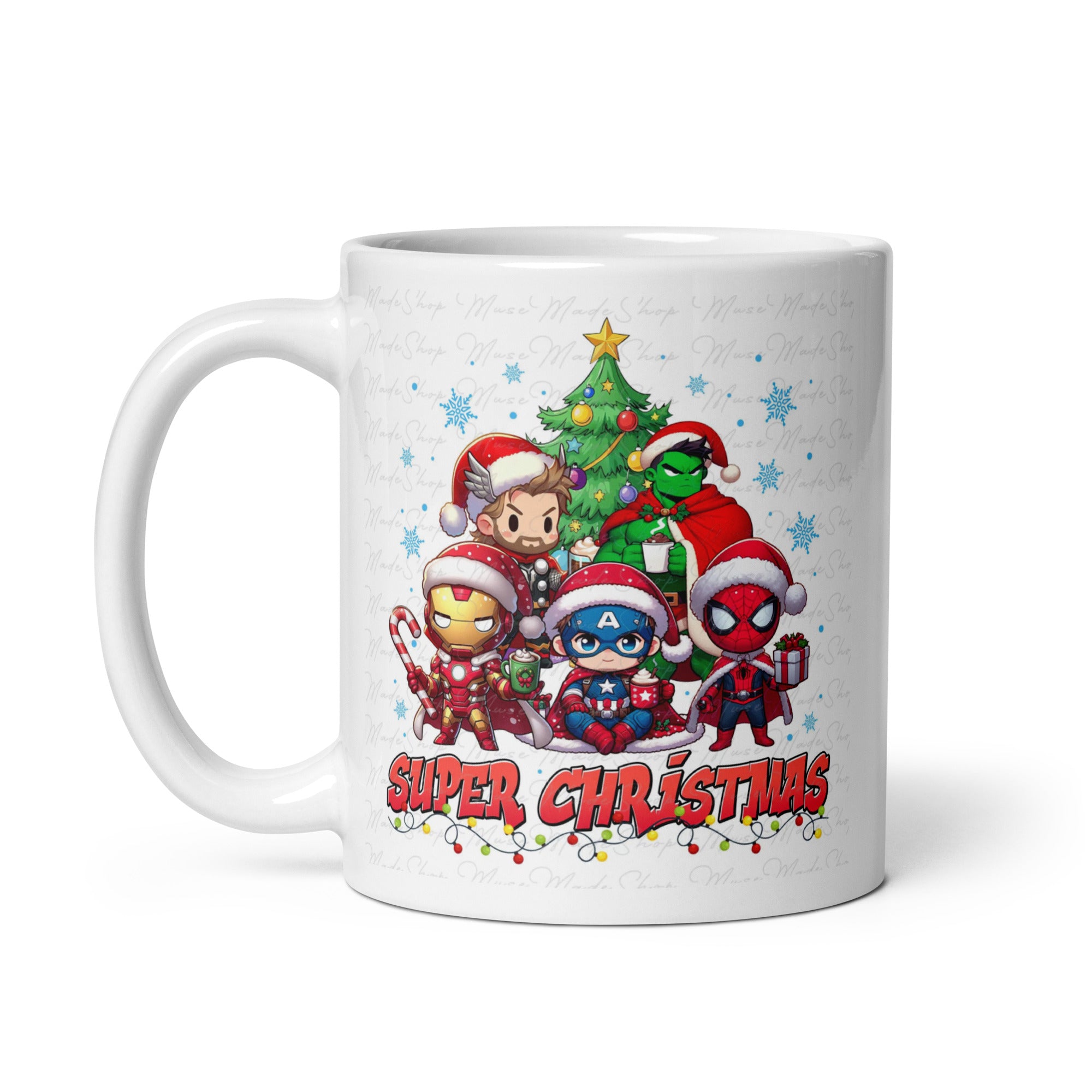 Foto di - Tazza in ceramica resistente stampata a colori adatta a microonde e lavastoviglie - Super Christmas-Casa-Biiply