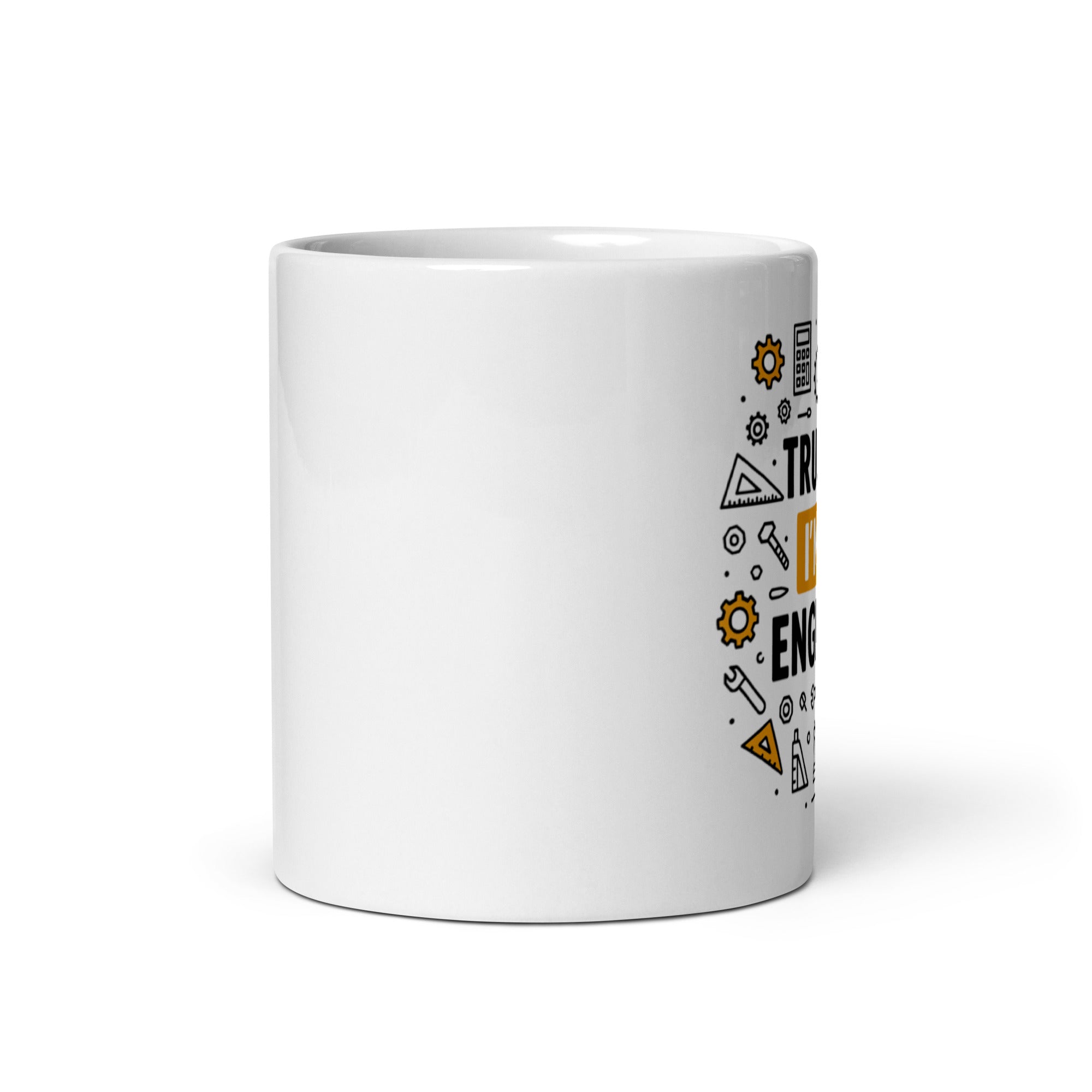 Foto di - Tazza in ceramica resistente stampata a colori adatta a microonde e lavastoviglie - Trust Me I'm An Engineer-Casa-Biiply