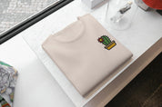 T-shirt Ricamata Unisex – 100% Cotone – Stile Streetwear e Confortevole – Cactus